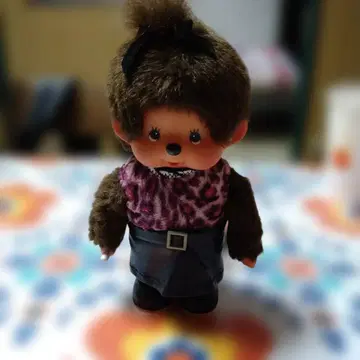 레오파드 무늬 봉제 인형 몽치치들 몽 택 없음 세키구치