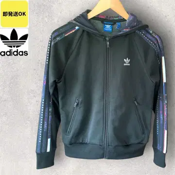 adidas 세잎클로버 트레포일 로고 아디다스 후드 저지 블랙