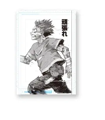 나의 히어로 아카데미아 원화전 디지털 원고 프린트 미도리야 이즈쿠 힘내