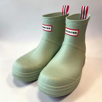 Hunter 헌터 레인부츠 라이트 그린 24.5cm UK6