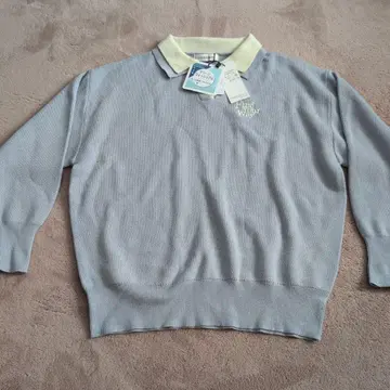 Lovetoxic 그레이 폴로 칼라 스웨터