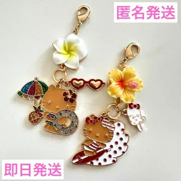 산리오 키티 참 컬렉션 시크릿 2개 일광화상 갸루