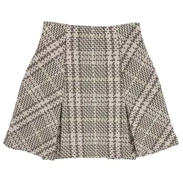 snidel Sustainable 로빙 체크 미니 스커트