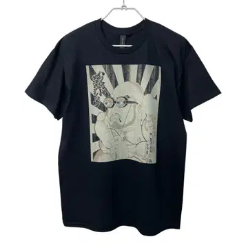 할리우드 자코시쇼 우키요에 [ XL 사이즈 ] T셔츠 블랙
