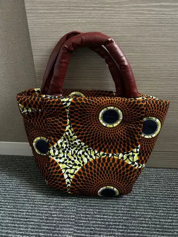 ricci everyday 퀼팅 토트 아프리칸 프린트