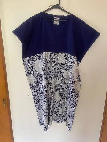 SOU SOU 소우소우 국화 무늬 타카시마 수축 직사각형 옷