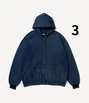 Vintage Light Weight Zip Sweat Hoodie