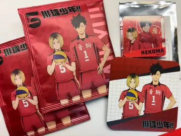 대만 한정판 하이큐 코즈메 켄마 쿠로오 테츠로 아크릴 블록