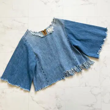 새상품급 77circa 리메이크 데님 상의 BEAMS FREE