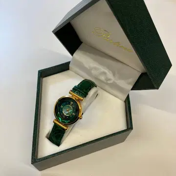 [ 26041102 ] Parture 그린 가죽 손목시계(쿼츠)