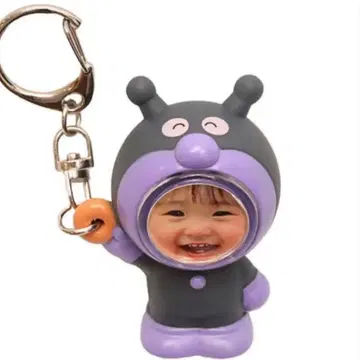 호빵맨 뮤지엄 한정판 니코니코 사진 마스코트 세균맨