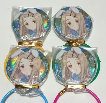 GIGO 한정판 학마스 오로라 금박 캔뱃지 시노자와 히로 4개 세트