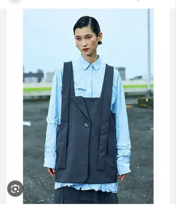 엔폴드 TAILORED VEST 그레이 38