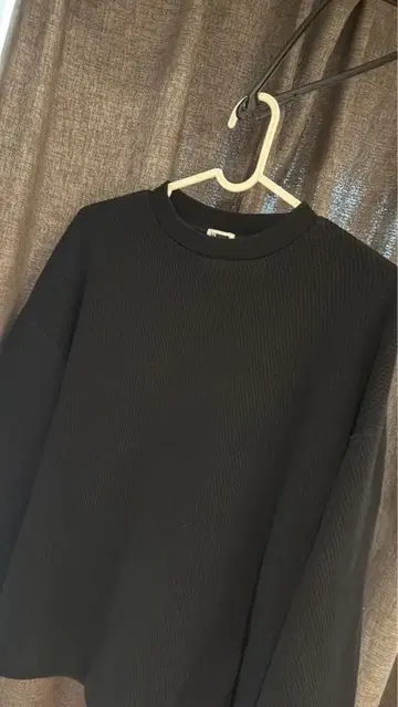 H BEAUTY&YOUTH 오니 라이스 서멀 크롭 크루넥