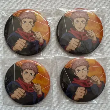 주술회전 요미우리랜드 캔배지 신규 일러스트 ver. 이타도리 유우지