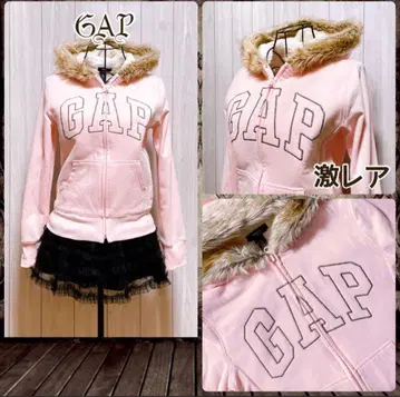 00s archive GAP 퍼 후드티 y2k 헤이세이 갸루