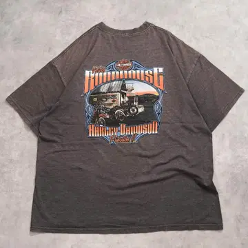 할리데이비슨 티셔츠 00s USA제 2XL 그레이 20149