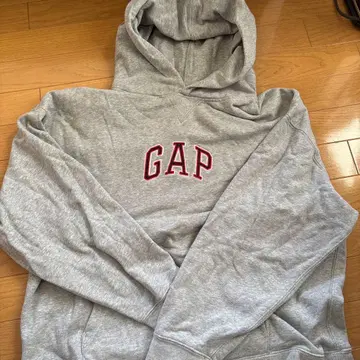GAP 그레이 후드 부착 후드티 L 사이즈