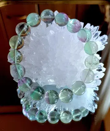 플로라이트 비즈 팔찌 12mm