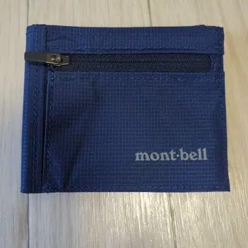 mont-bell 몽벨 플랫 레트 네이비 이단 접이식 지갑