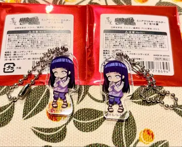 NARUTO 니지겐노모리 시노비자토 히나타 아크릴 키링 2개 세트