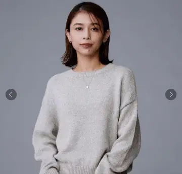 untitled 언타이틀 울 혼방 라메 니트 M 2 정가 24,200엔