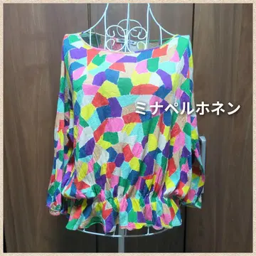mina perhonen 미나 페르호넨 컬러풀 상의