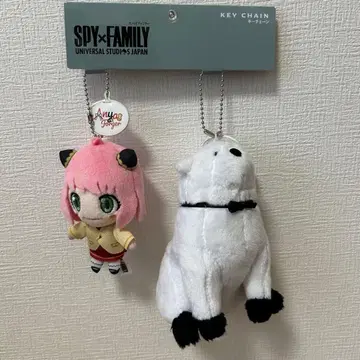 USJ 스파이 패밀리 아냐 & 본드 마스코트 키체인 유니버셜