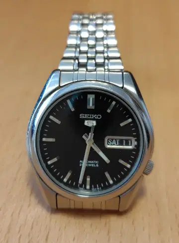 SEIKO 자동 와인딩 손목시계 7S26 블랙