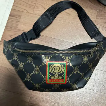 히스미니 바디백 웨스트 파우치 블랙