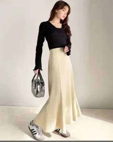 완판템! 인기 classical elf 머메이드 스커트 아이보리