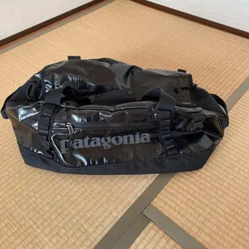 patagonia 블랙 더플백