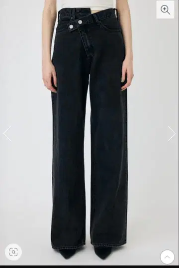 MOUSSY CROSS WAIST WIDE 스트레이트 25inch