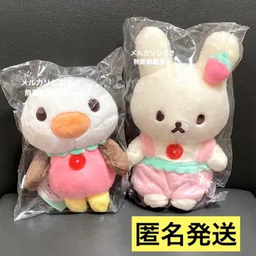 코리락쿠마 딸기 없는 하루 펭귄 봉제 인형 토끼 리락쿠마