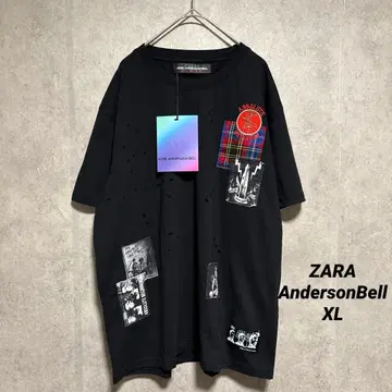 ZARA 그래픽 패치 T셔츠 X ANDERSSON BELL XL