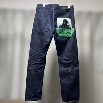 X-LARGE 고릴라 프린트 데님 팬츠