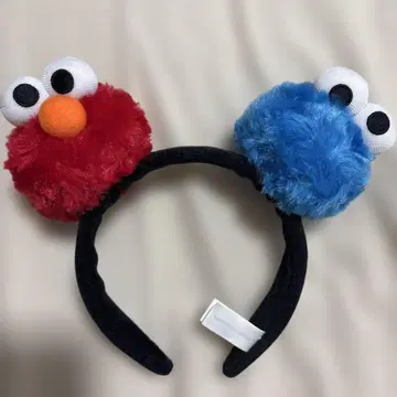 엘모와 쿠키 몬스터 머리띠 uss