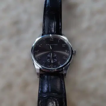 HAMILTON 아날로그 손목시계 실버 H384110