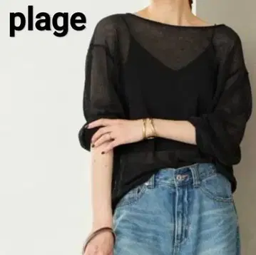plage 25SS Li/Ny 심플 풀오버 린넨 시어