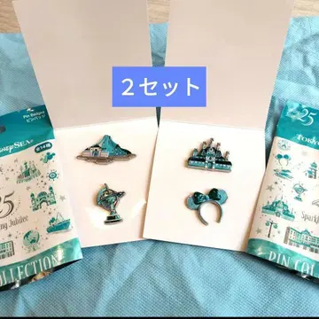 핀 배지 컬렉션 도쿄디즈니씨 25주년 스파클링 쥬빌리