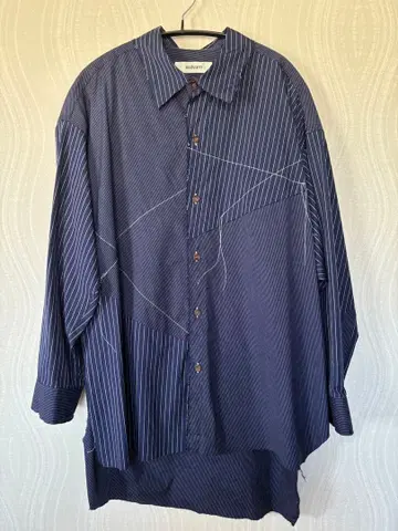 sulvam 스티치 패치워크 셔츠