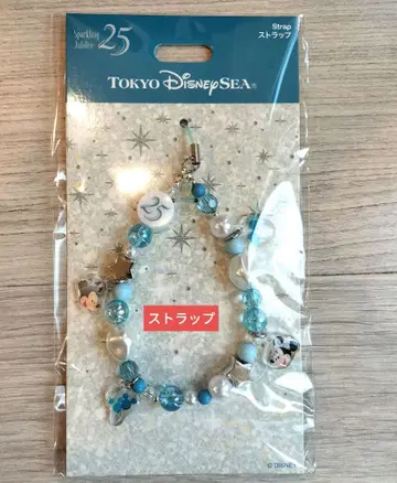 스트랩 도쿄디즈니씨 25주년 스파클링 쥬빌리