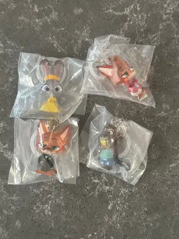 주토피아2 메지루시 액세서리 4개 세트