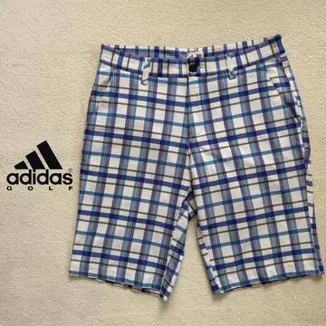 adidas 아디다스 골프 팬츠 숏팬츠 체크 무늬 남성용 [ M ]