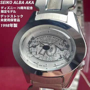 [ 미사용 ] 세이코 ALBA AKA 디즈니 70주년 기념 한정판