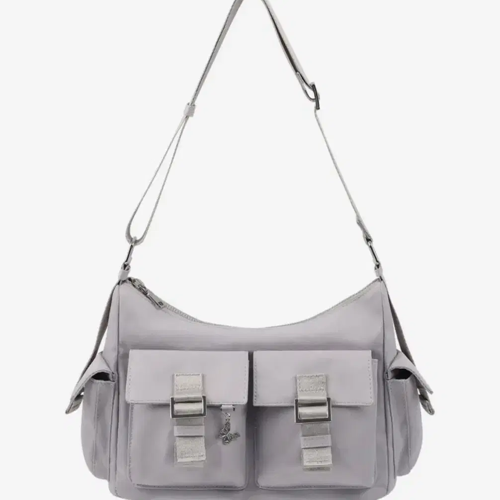 Fancy Club Belted Washing Leather Bag Gray | Bunjang Global