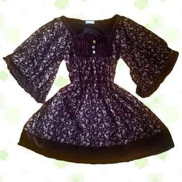 [ LIZ LISA ] 꽃무늬 프릴 달린 원피스 빈티지 모리걸 헤이세이