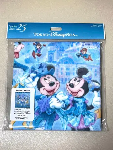 3회 워시 타월 디즈니씨 25주년 스파클링 쥬빌리