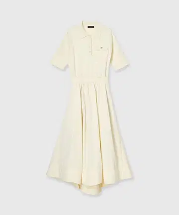 nuans 폴로 니트 도킹 원피스