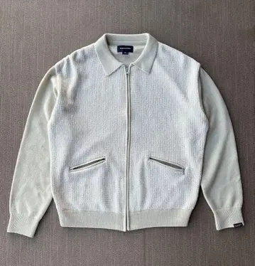 thisisneverthat 지퍼 니트 가디건 아이보리